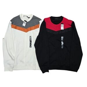 Nwt! 2pc Sean John Mens Chevron Pullover Sweater Sz Xl